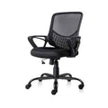 Mesh Task Chair Inbox Zero Frame Color: Black, Upholstery Color: Black