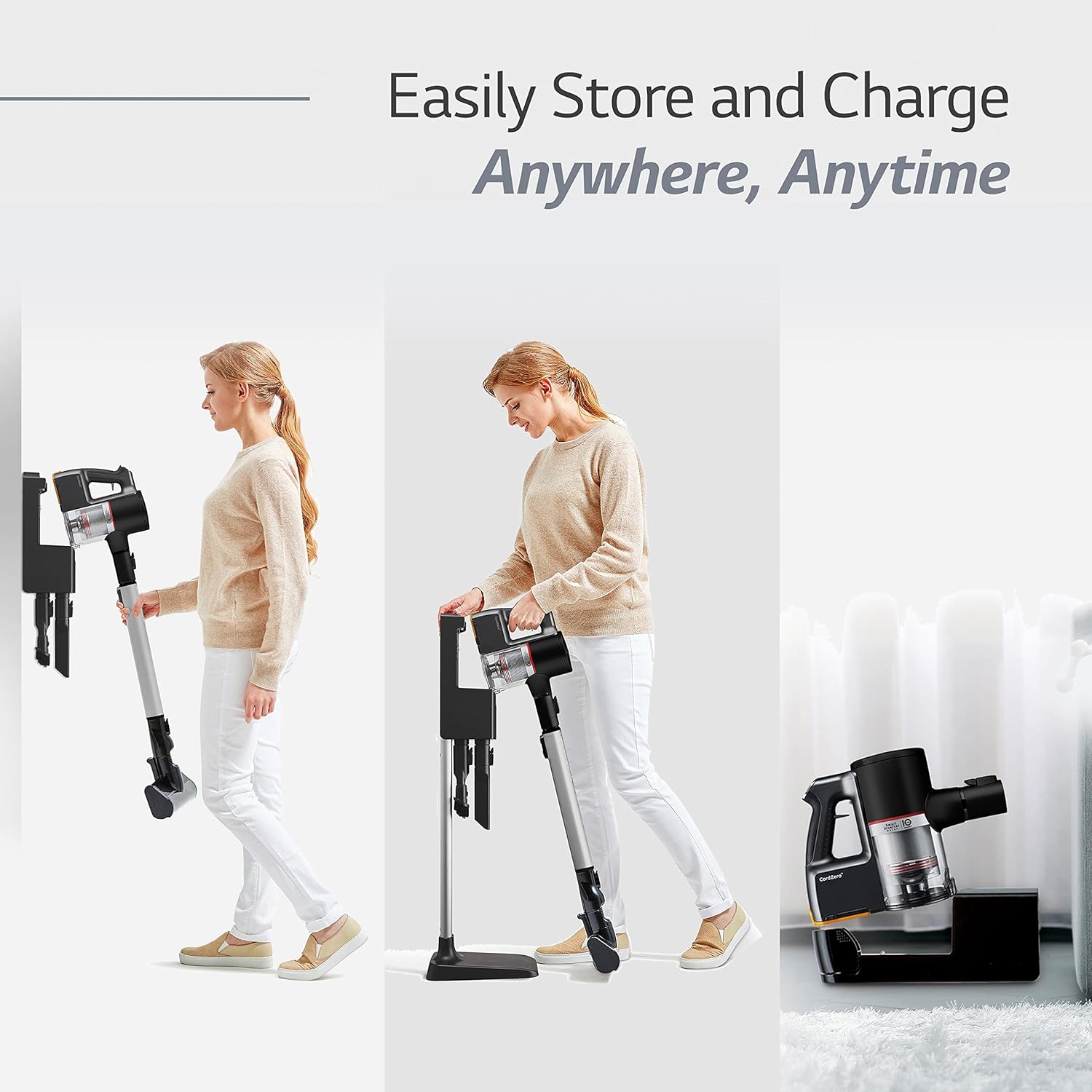 Cordless Stick Vacuum Cleaner for Hard Floor, Carpet, Car, Pet Hair J147148