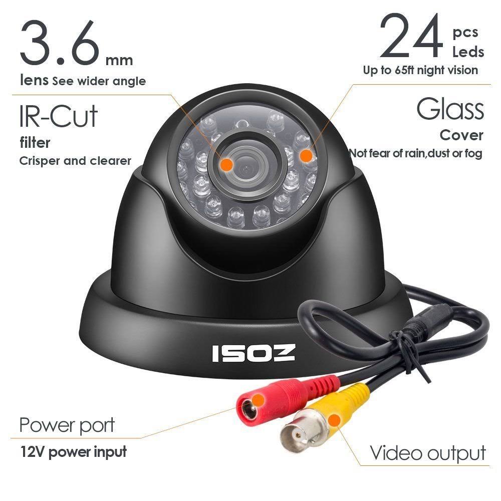 4 Pack 1000TVL 960H Security CCTV Camera Kit HD I903