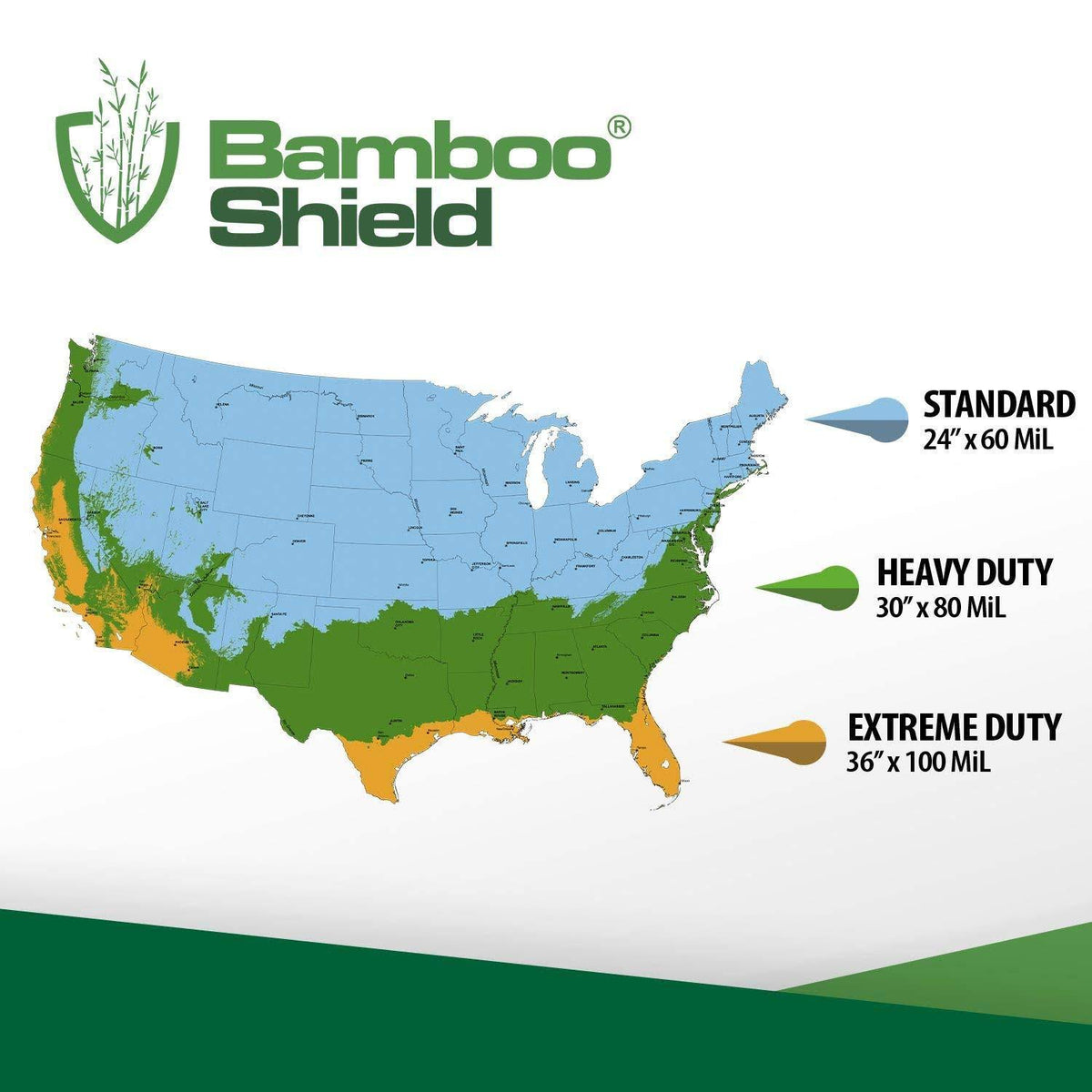 Bamboo Root Barrier 75 ft x 24 in x 60 Mil I4116
