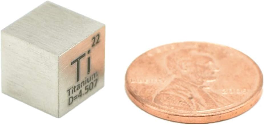 Element Cube Set 10mm Density Cubes Pure Metal Collection DIY Y229