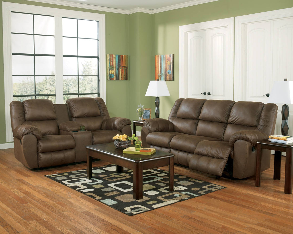Reclining Loveseat with Console P419