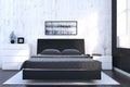 Nexera Orca 4 Piece Queen Size Bedroom Set Black u0026 White
