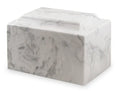 Carrera Classic Cultured Marble Cremation Urn Vault - Engravable