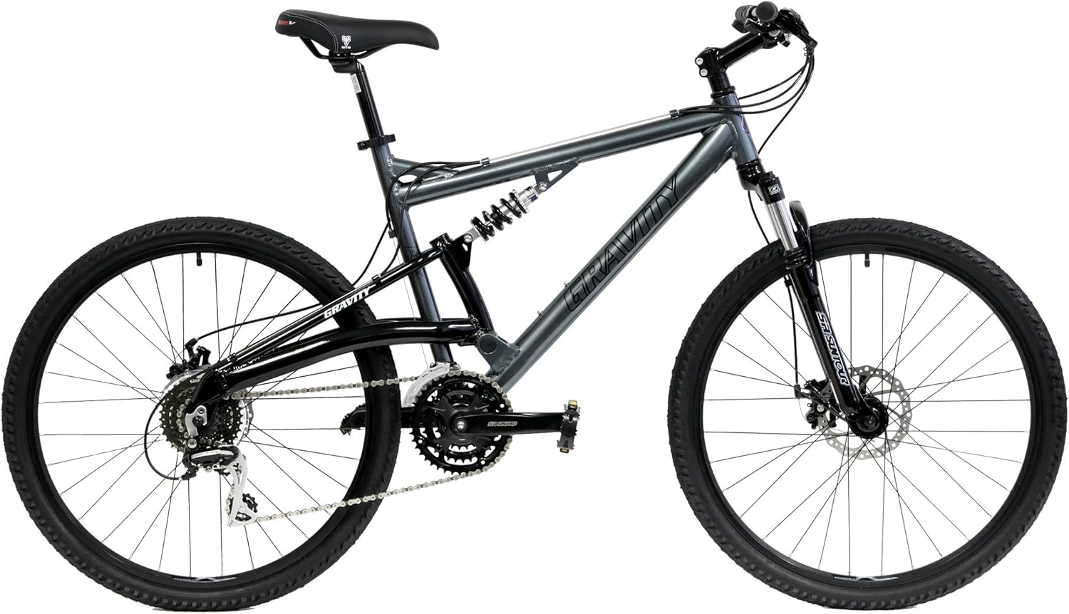 Dual Full Suspension Mountain Bike with Disc Brakes Aluminum Frame L635