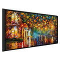 Late Stroll 2 & by Leonid Afremov Framed Oil Painting Print on Canvas - 33.5x22 x 21.5x22