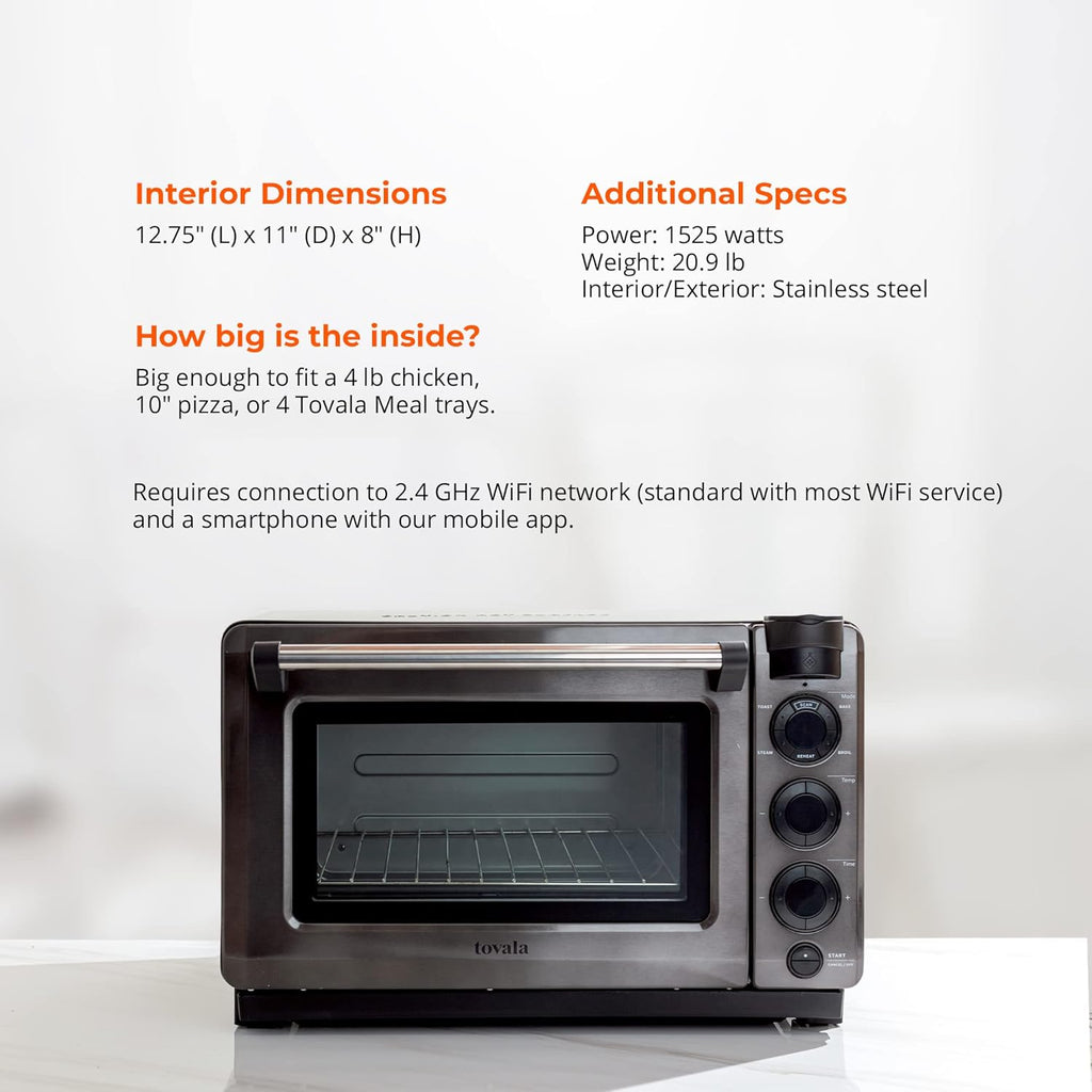 Smart Steam Countertop Oven with WiFi and 5 Cooking Modes X133280