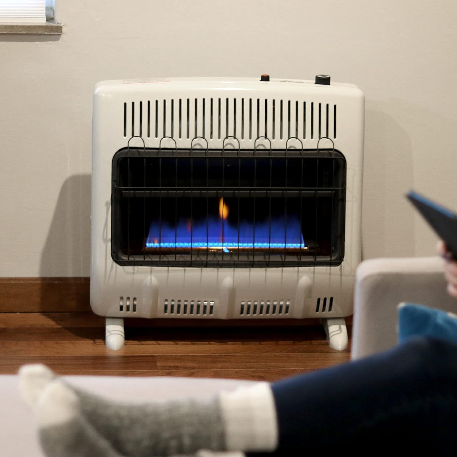 30,000 BTU Vent Free Blue Flame Natural Gas Heater D14454