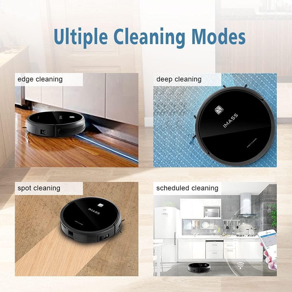 Robot Vacuum and Mop with Smart Path Planning, 2600Pa Suction, Self-Charging K72229