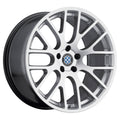 Beyern Spartan Hyper Silver 19x9.5 5x120 ET35 Rims 1995BYS355120S72