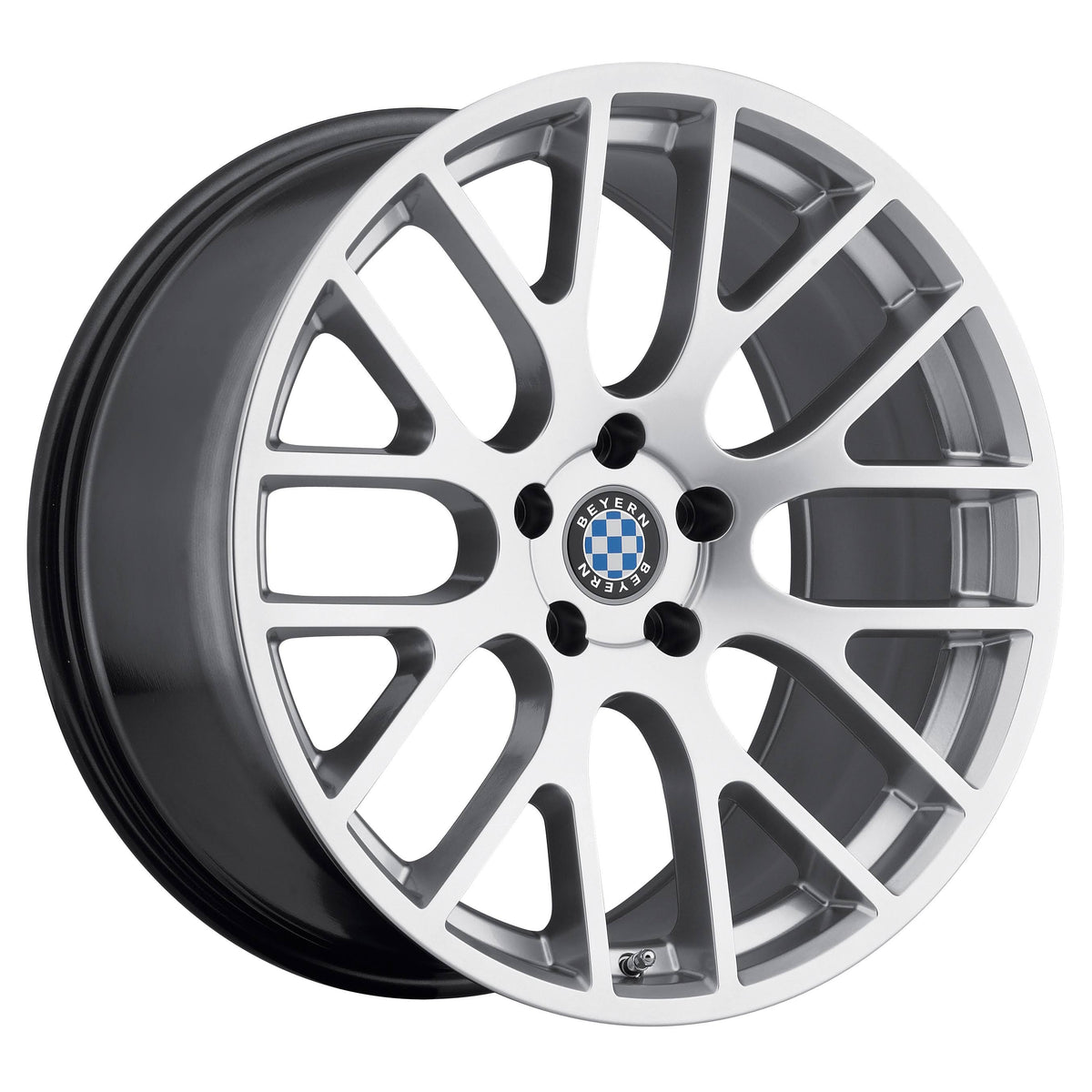 Beyern Spartan Hyper Silver 19x9.5 5x120 ET35 Rims 1995BYS355120S72