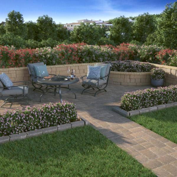Concrete Retaining Wall Block 6 x 17.5 x 7 in. Palomino K945104