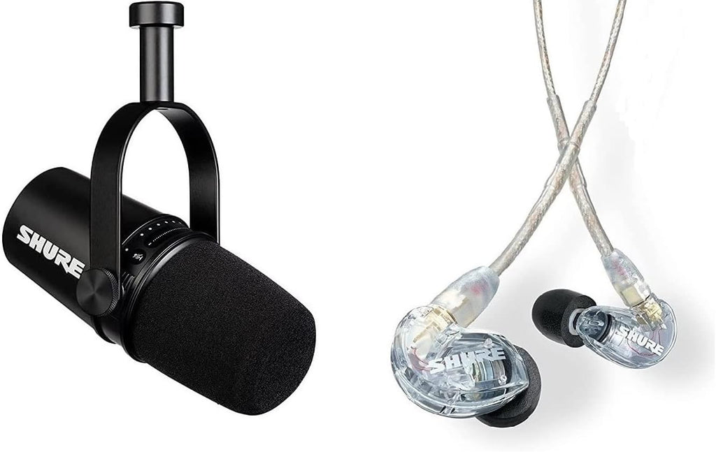 Dynamic Microphone with In-Ear Headphones for Podcasting, Recording, Streaming & Gaming C6051