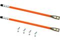 24" Set of Orange Reflective Guide Markers Replacement for Western Snow Plows 62595 Pack of 2