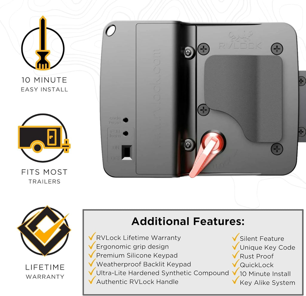 Keyless Entry Keypad for RV and 5th Wheel G25373