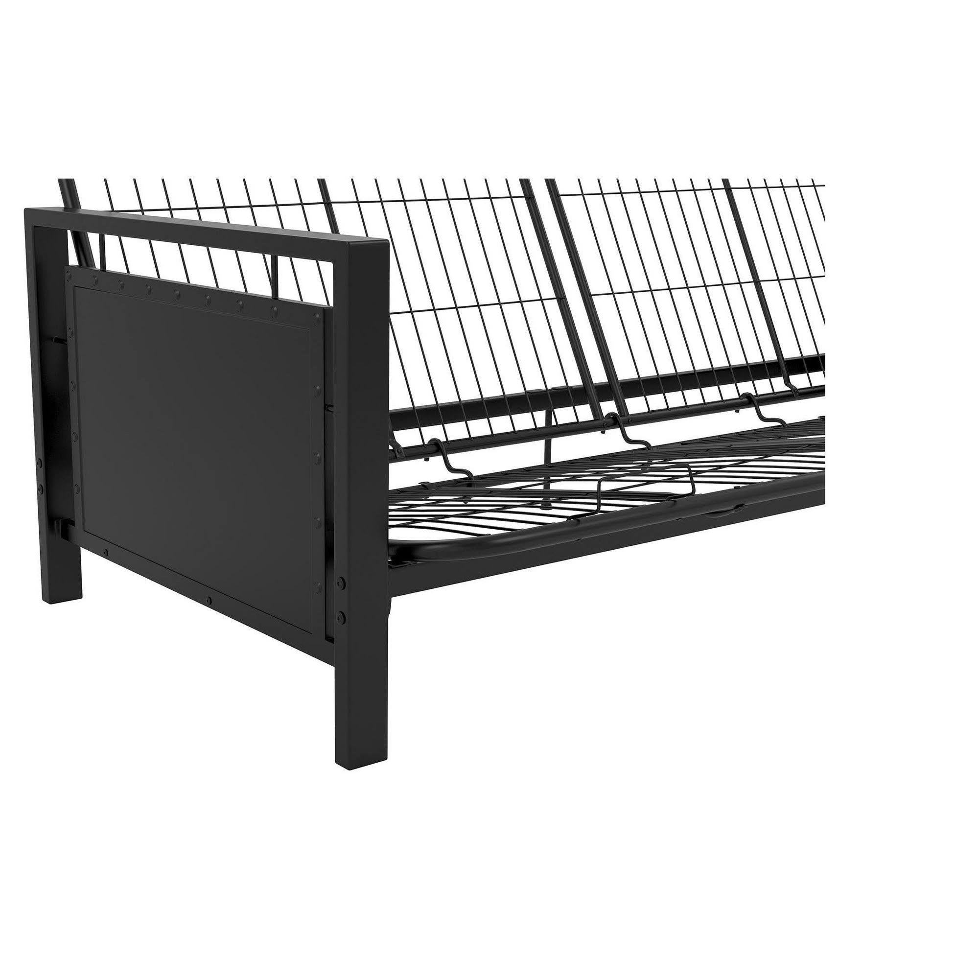 Metal Arm Futon Frame, Black V88615