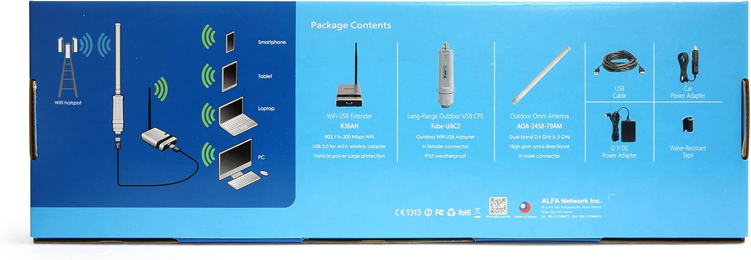 WiFi Range Extender for RV, Caravan, Boat D66103