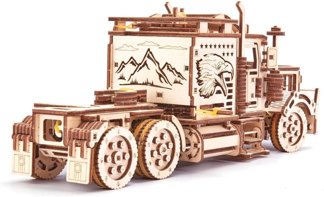 3D Wooden Puzzle Truck and Pickup Model Kit M531