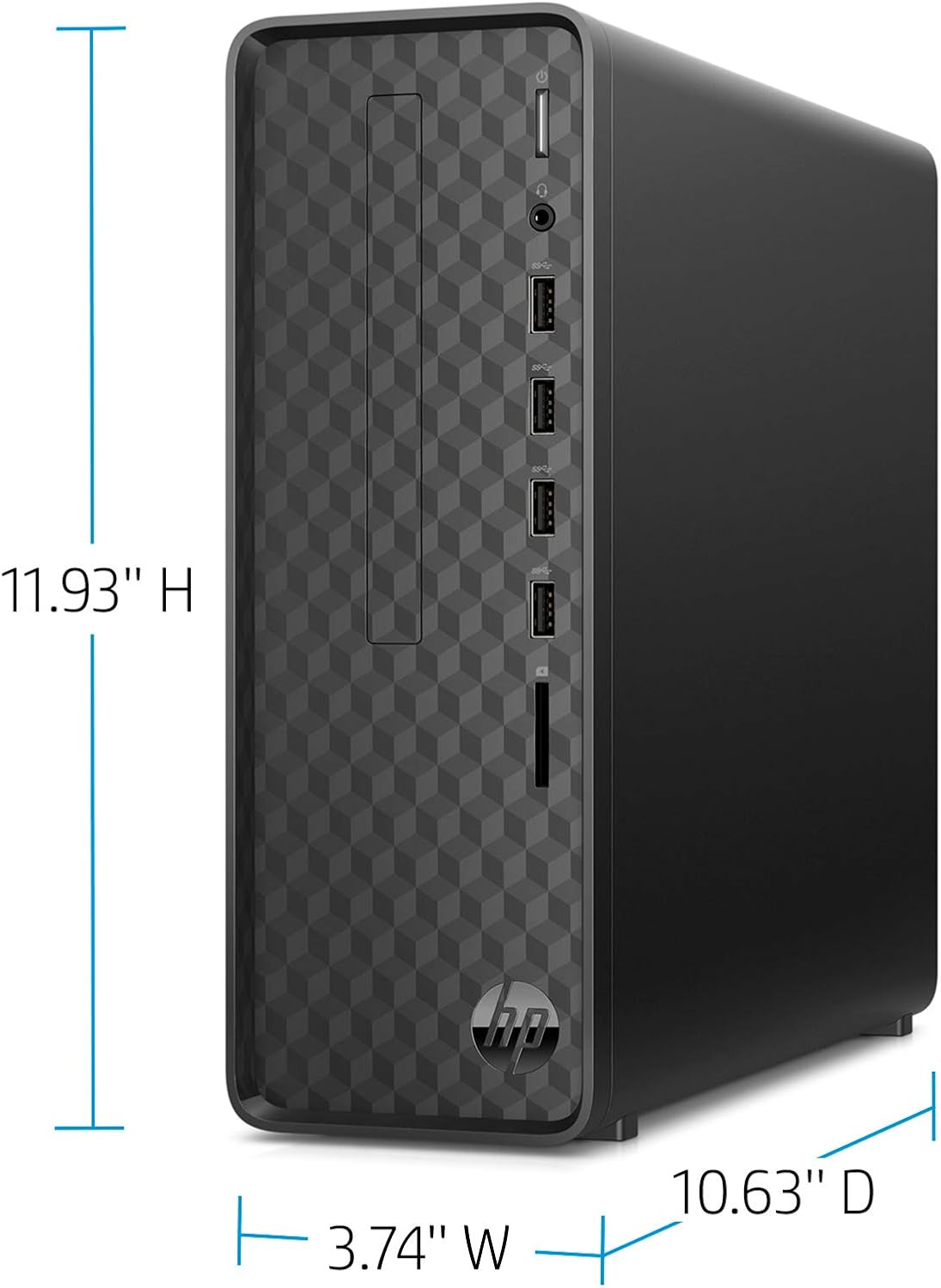 Slim Desktop, AMD Athlon Silver 3050U, 4GB RAM, 256GB SSD, Windows 10 Home Q318601