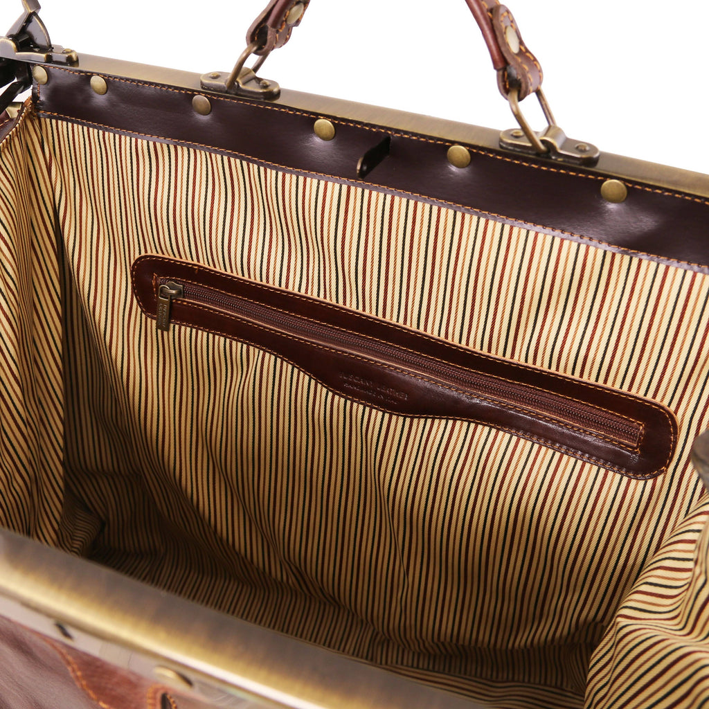 Leather Bag - Large Size - Brown M2650