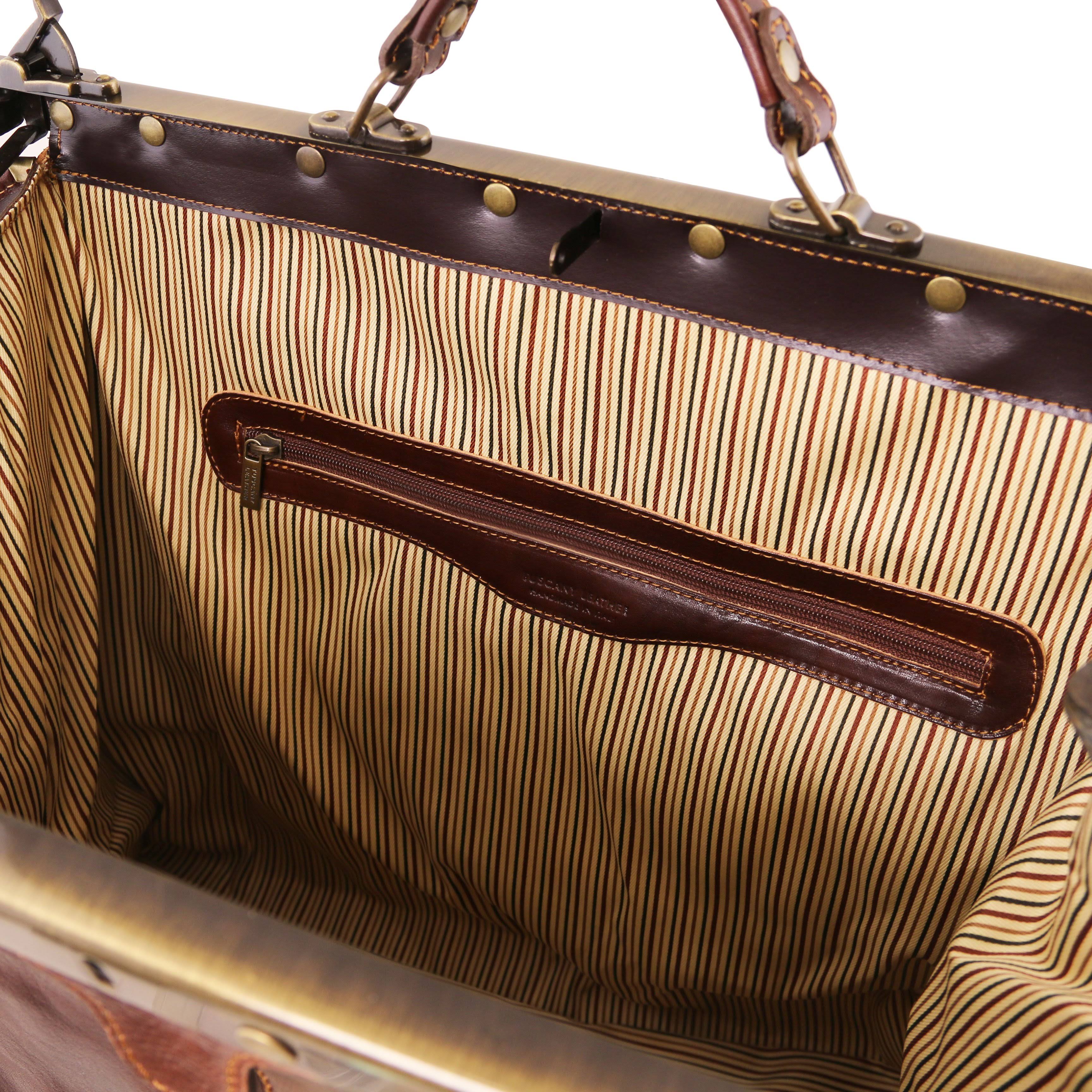 Leather Bag - Large Size - Brown M2650