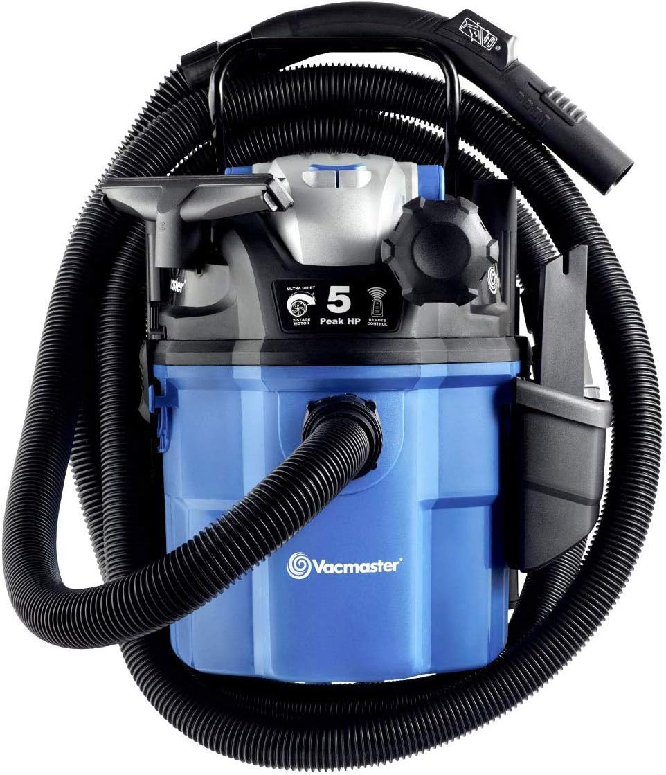 5-Gallon 5 Peak HP Wall Mount Wet/Dry Shop Vacuum U931