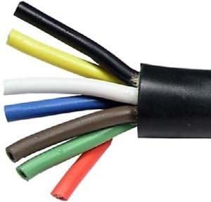 Heavy Duty 14 Gauge 7 Way Conductor Wire RV Trailer Cable Cord, (TTP) (150)