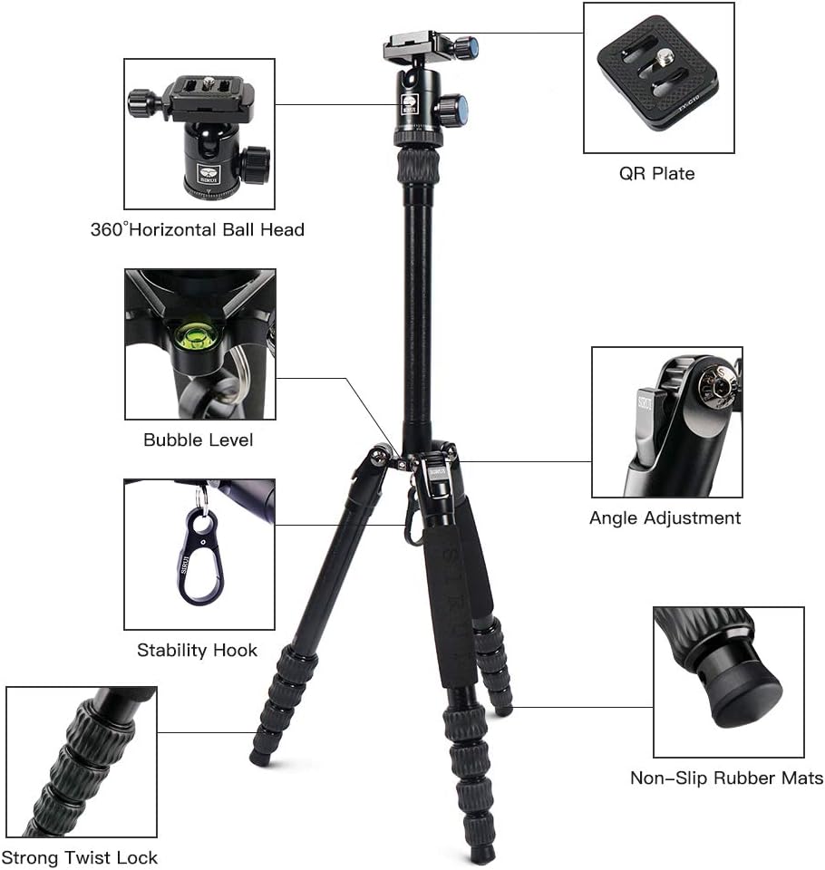 Compact Traveler Tripod with 360° Panorama Ball Head C895