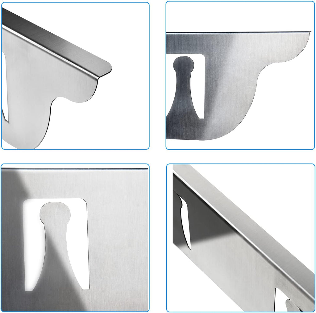 Stainless Steel Stove Gap Cover, Heat Resistant, Easy to Clean, 2 Pack D470