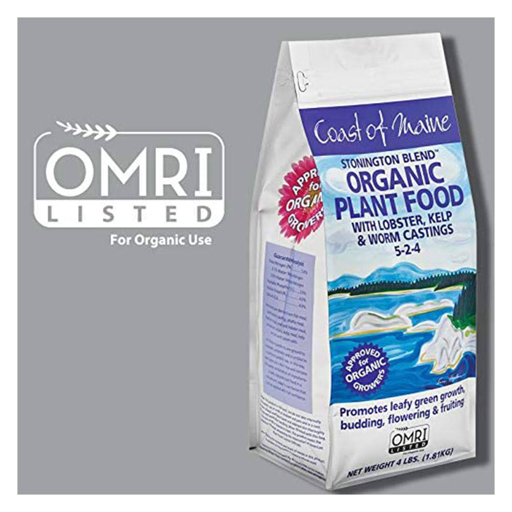 Organic Plant Food, 4 Pound Bag (8 Pack) Y834457