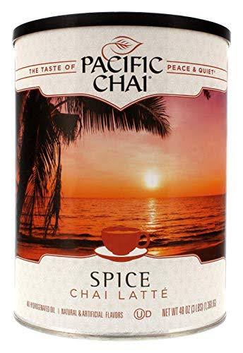 Chai Latte Instant Powdered Mix, 3 Pound Canister (Pack of 6) L597