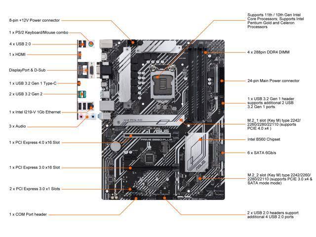 Intel LGA 1200 ATX Motherboard Q7086
