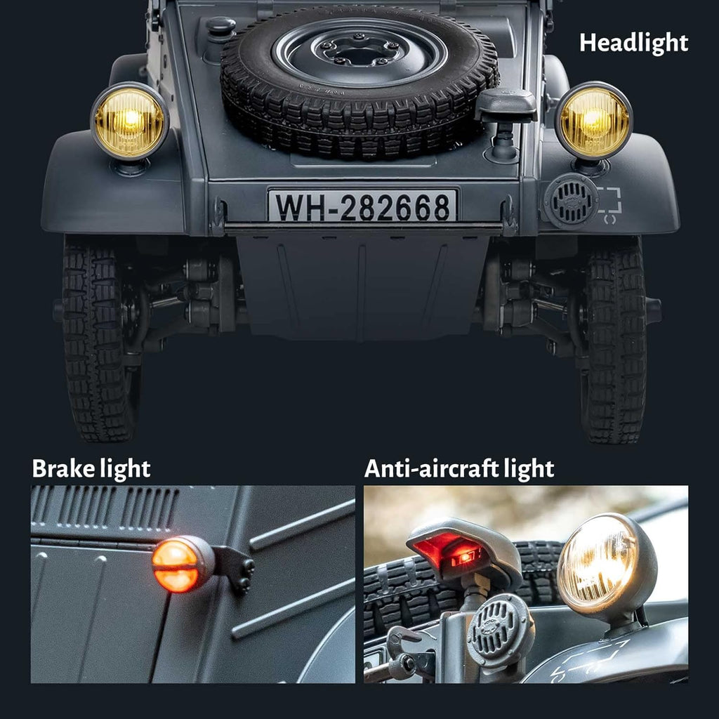 RC Crawler 1/12 Scale Model Car with LED Lights and 2.4Ghz Remote B3476