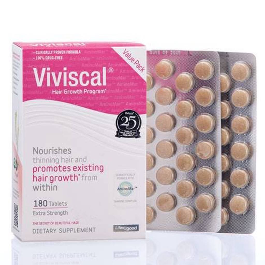 Viviscal Maximum Strength Hair Growth Program Value Pack - 180 tablets