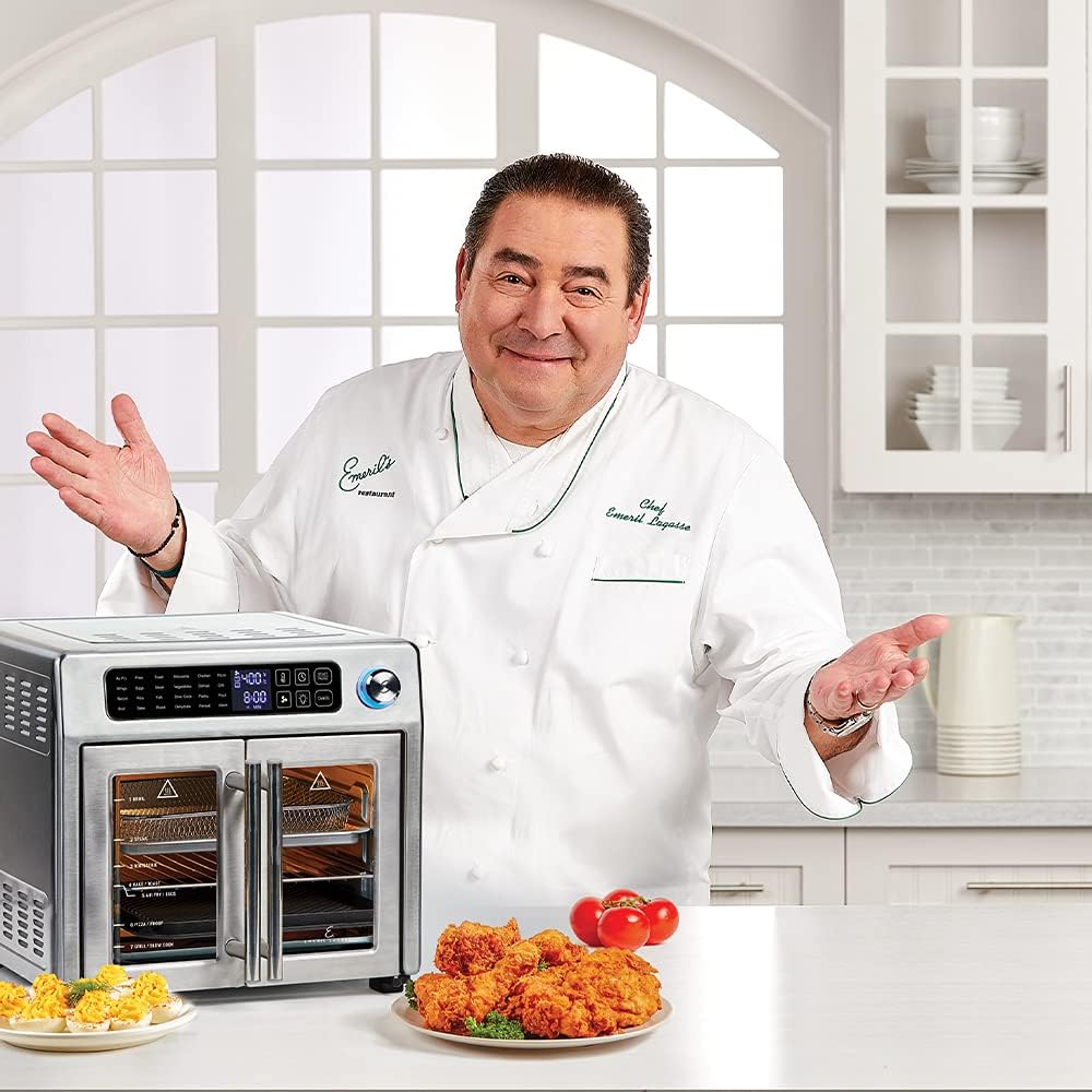 26 QT Extra Large Air Fryer Convection Toaster Oven with French Doors U60511