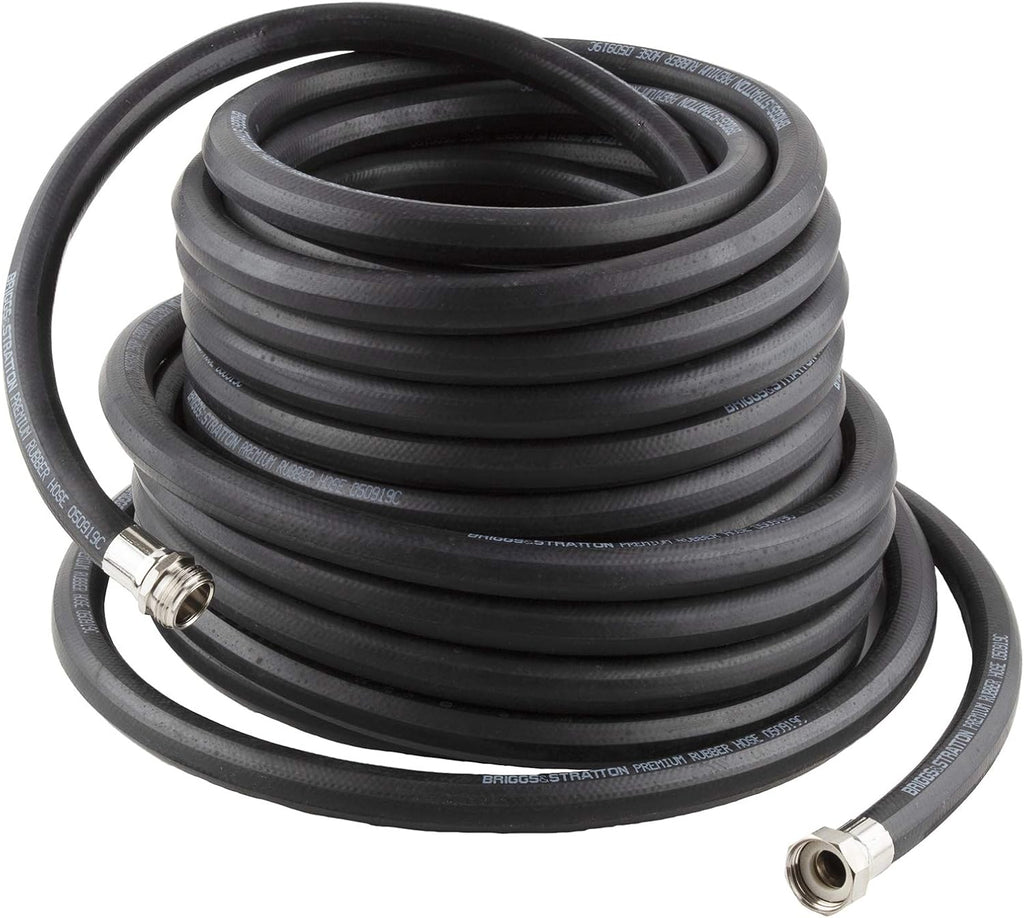 75-Foot Heavy-Duty Rubber Garden Hose, 2-Pack M2177
