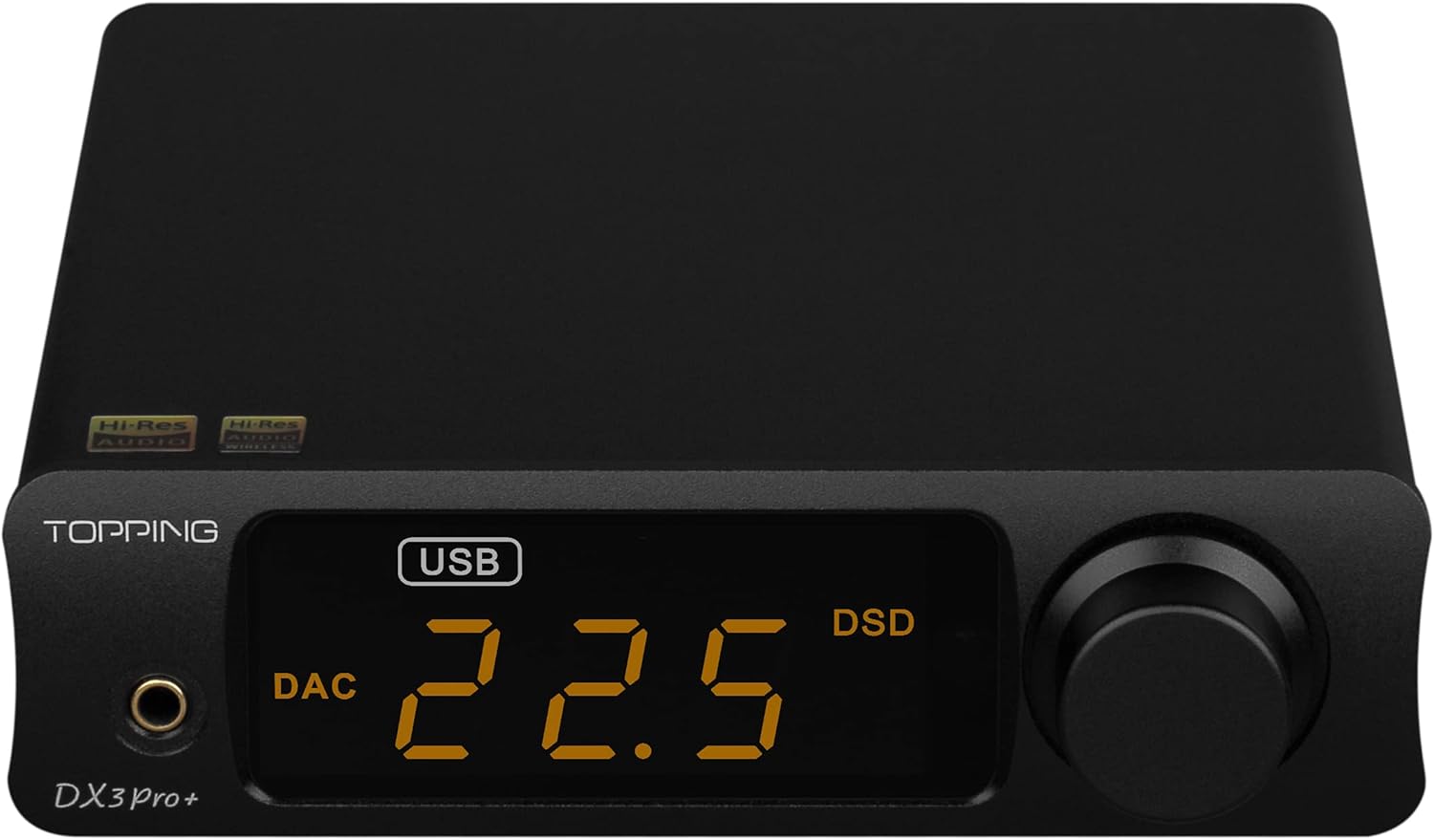 Topping DX3 Pro+ Bluetooth 5.0 Headphone Amplifier LDAC Audio Decoder r DSD512 DAC Low Noise Amplifier for Home and Computer Black