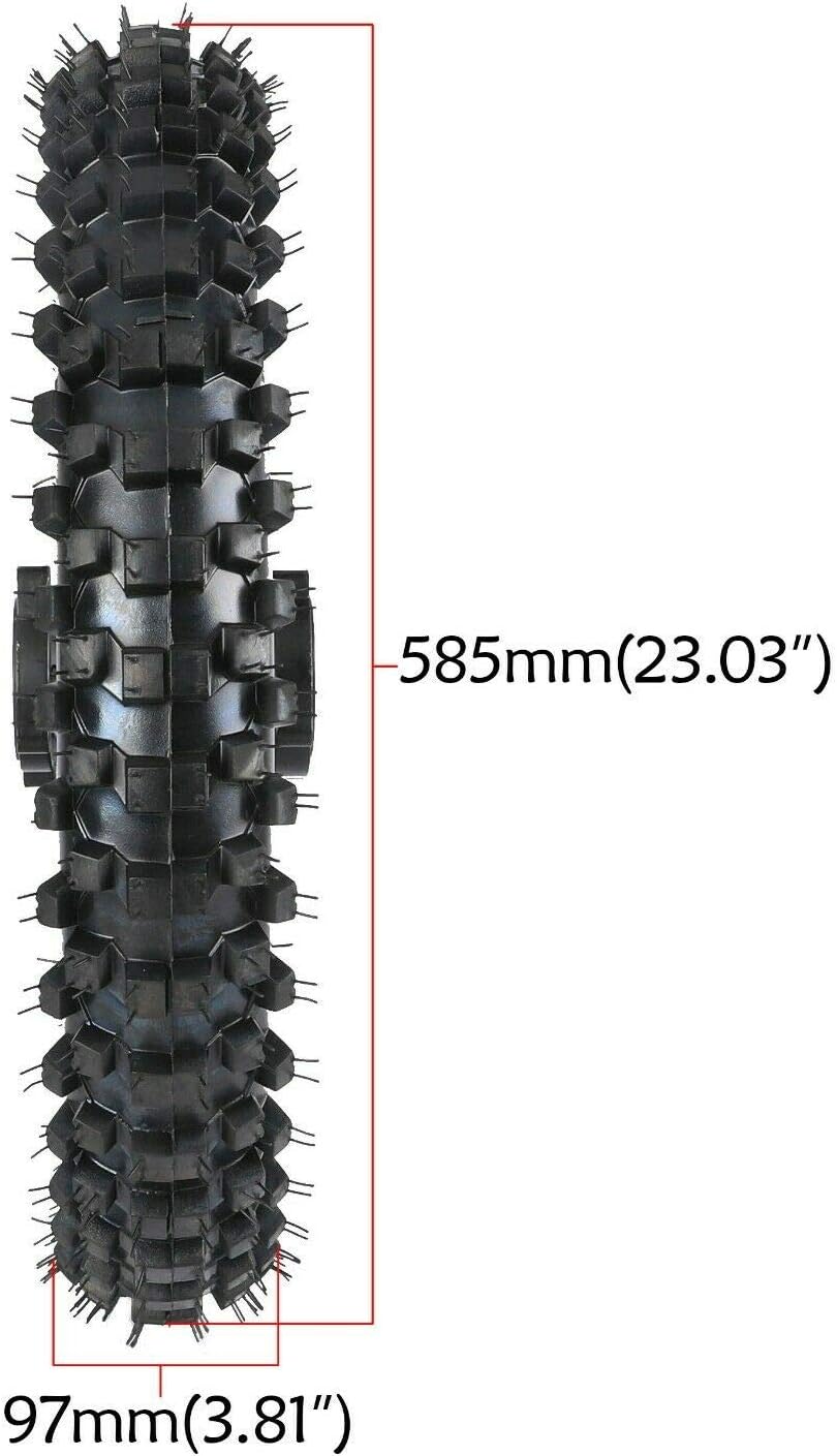 16 inch Rear Wheel Tire Rim and Sprocket with Bolt for 110cc 125cc 140cc 150cc Dirt Bike R65922