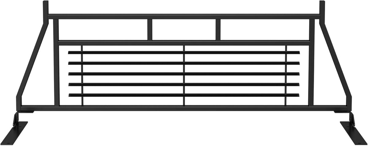 Heavy-Duty Black Steel Truck Headache Rack Cab Protector Y358652