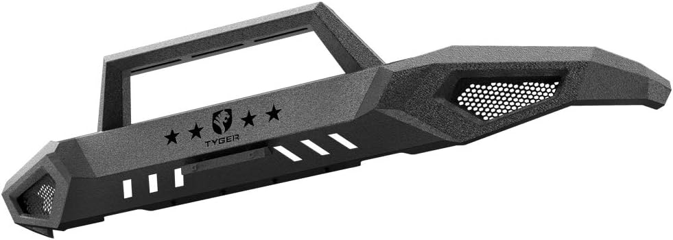 Tyger Auto TG-BP6C80468 Tyger Fury Front Bumper Kit Compatible with 2016-2018 Chevy Silverado 1500 (Including 2019 LD) | Textured Black | Rock Crawler
