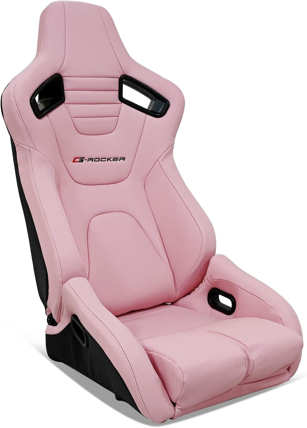 Bucket Racing Seat with Dual Slider, Blue PU Leather Z860821