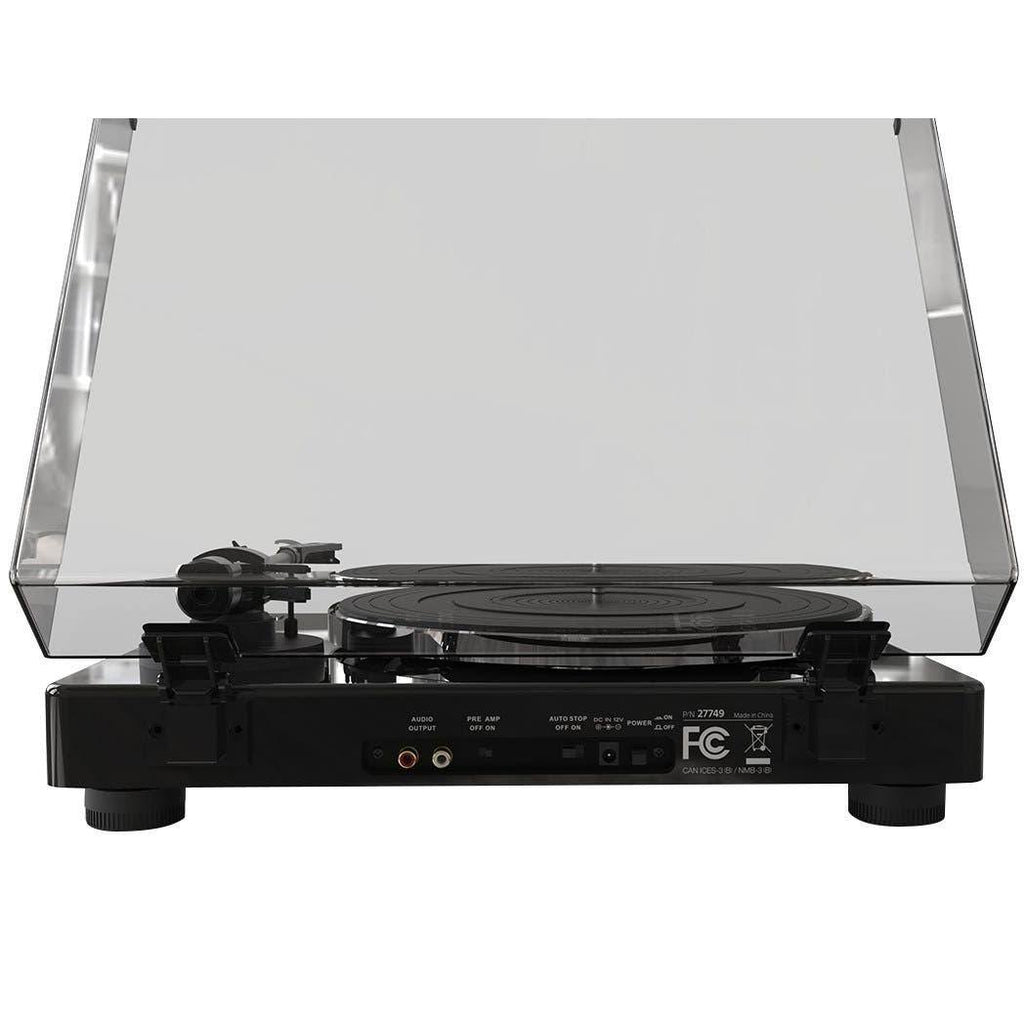 Turntable with Phono Pre Amp, Black W470