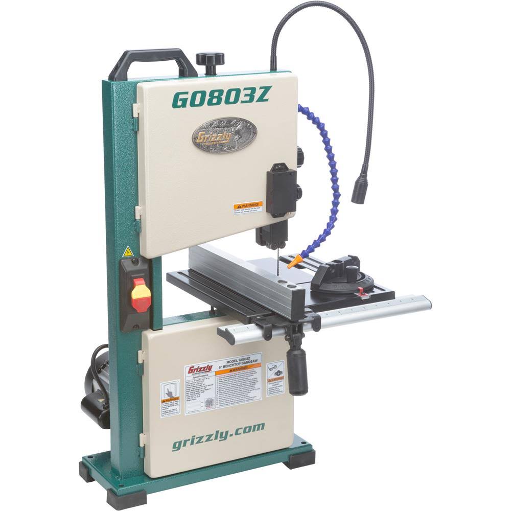 Grizzly G0803Z - 9x22 Benchtop Bandsaw with Laser Guide