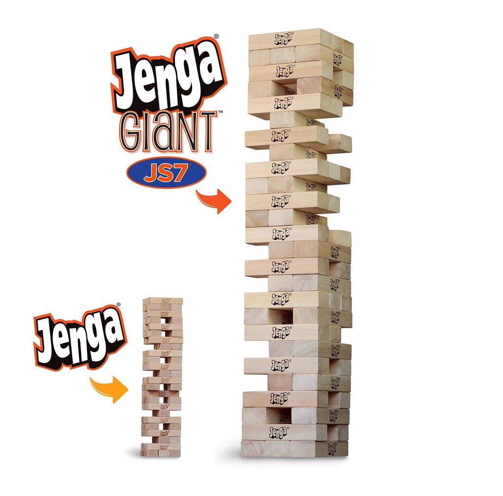 Giant Hardwood Stacking Game with Carry Bag K71979