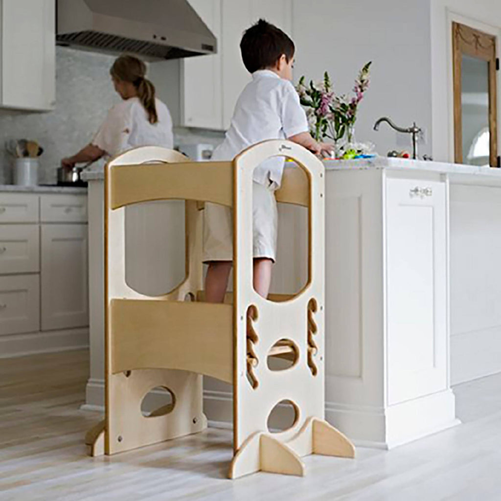 Learning Tower for Toddlers - Natural Wood D1760