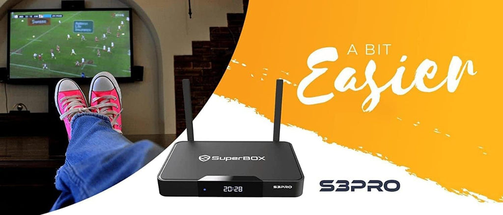 SuperBOX S3 Pro with Voice Activated Remote, 2GB RAM+32GB B668300