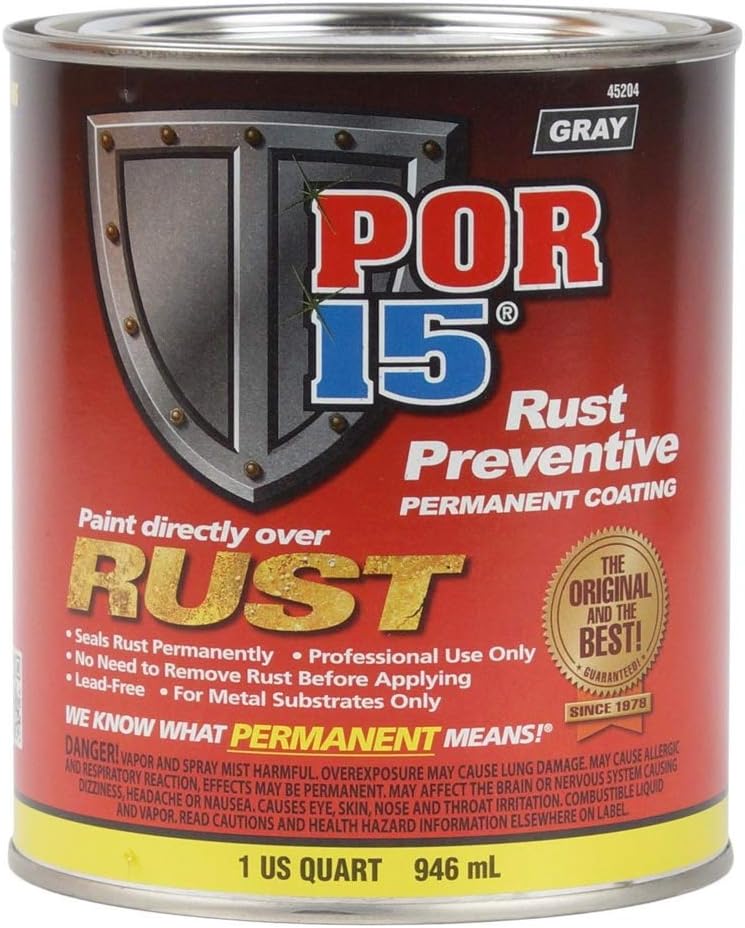 Rust Preventive Coating, Semi-Gloss Black, 1 Gallon F959