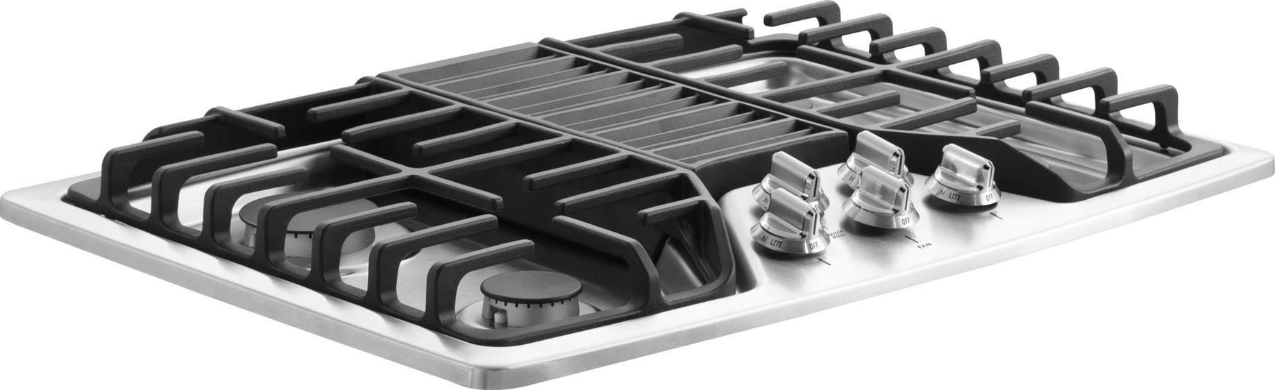 30 Inch Gas Downdraft Cooktop Stainless Steel Q28975