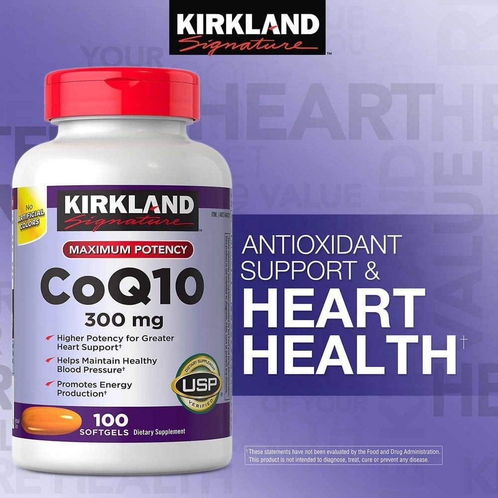 CoQ10 300 mg Softgels, 100 Count (Pack of 2) V445039
