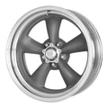 American Racing VN215 Torq THRUST II Mag Gray 15x6 5x4.5 -6mm (VN2155665)